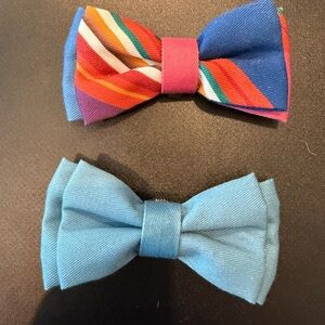 Colorful Dog Bow Tie Set